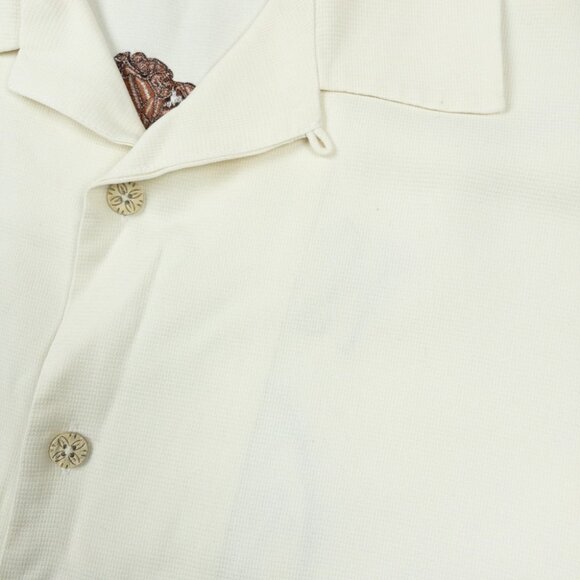 Tommy Bahama Daily Double Silk Hawaiian Shirt Men's XL Embroidered Camp Horse - Picture 5 of 12